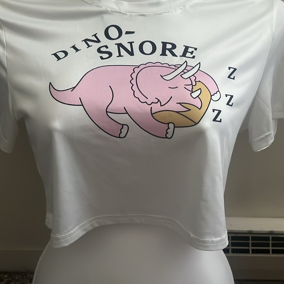 Dino-Snore Crop Top - Picture 2 of 5